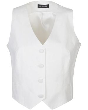 ACTUALEE Jassen ,Vests - Wit
