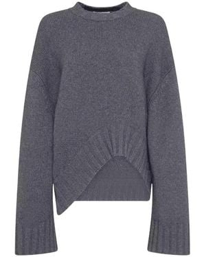 The Attico Round-Neck Knitwear - Grey