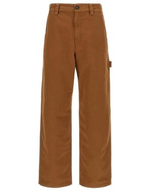 A.P.C. Wide Trousers - Brown