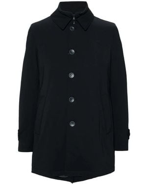 Herno Single-Breasted Coats - Black