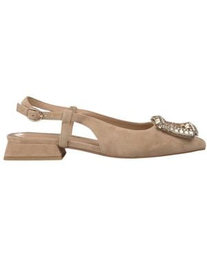 Alma En Pena. Ballerina Shoes - Natural