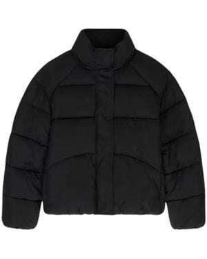 Guess Jassen ,Zwart ,Polyester Marika Short Cozy Puffer