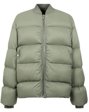 Rick Owens Jassen ,Groen ,Katoen Klassieke Flight Jacket