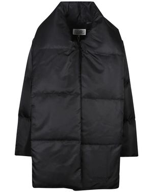 MM6 by Maison Margiela Gewatteerd Donsjack - Zwart