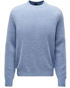 Fedeli Round-Neck Knitwear - Blue