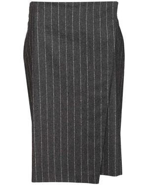 Loulou de Saison Midi Skirts - Grey
