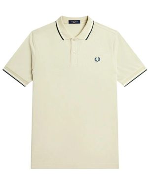 Fred Perry Twin Tipped Polo Shirt - Natur