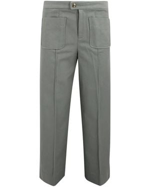 Soeur Straight Trousers - Grey