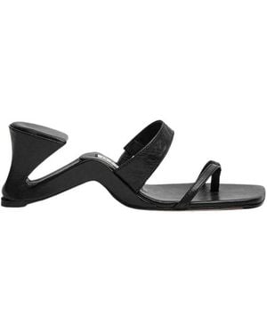 Miista Heeled Mules - Nero