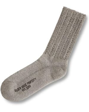 Golden Goose Kristal Lage Rib Sokken Ondergoed - Grijs