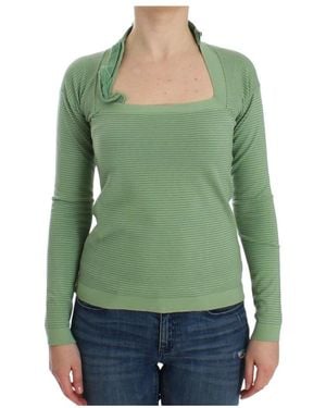 Ermanno Scervino Round-Neck Knitwear - Green