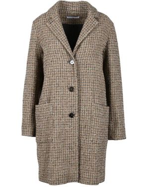 ROSSO35 Coats > single-breasted coats - Marron