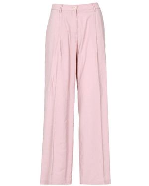 Cruna Broeken ,Roze ,Leer Cora Broeken