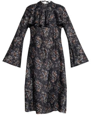 Ganni Midi Dresses - Black