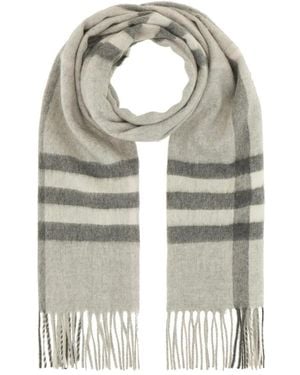 Burberry Winter Scarves - Grey