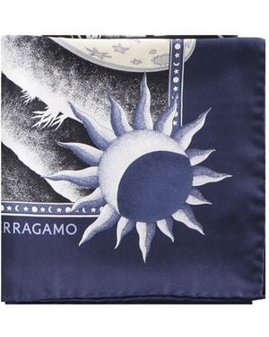 Ferragamo Silky Scarves - Azul