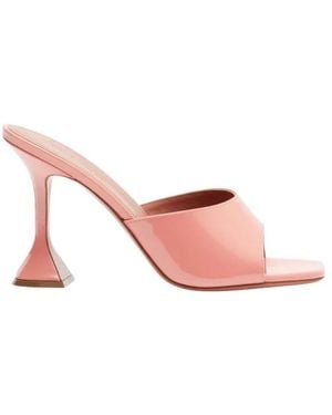 AMINA MUADDI Heeled Mules - Pink