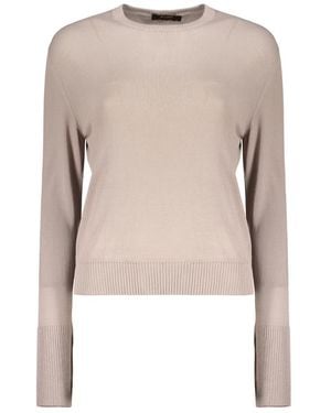 Moorer Round-Neck Knitwear - Neutro