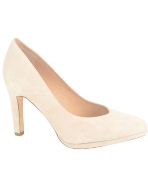 Peter Kaiser Schoenen ,Daim Pump 7Cm - Naturel