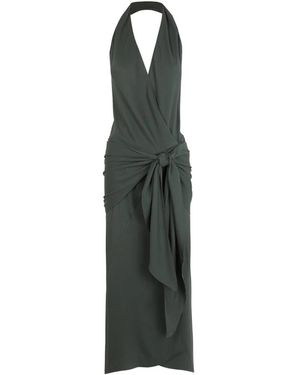 Cortana Wrap Dresses - Vert