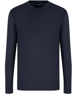 Armani Long Sleeve Tops - Bleu