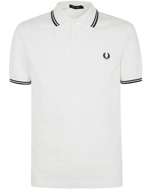 Fred Perry Stijlvolle Twin Tipped Shirt - Wit