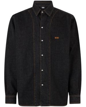 Gcds Denim Shirts - Black