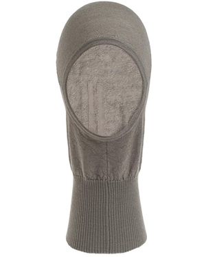 Rick Owens Accessoires ,Grijs ,Cashmere Balaclava