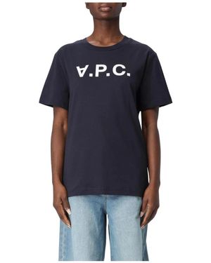 A.P.C. T-Shirts - Azul