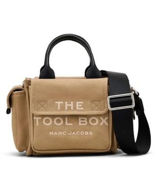 Marc Jacobs Canvas Crossbody Tool Box - Mettallic