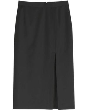 Barena Midi Skirts - Negro