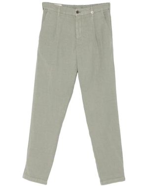 Myths Slim-Fit Trousers - Green