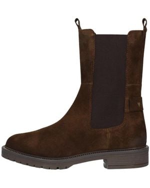 Notre-v Braune Wildleder Chelsea Boots