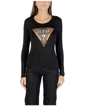Guess Long Sleeve Tops - Zwart