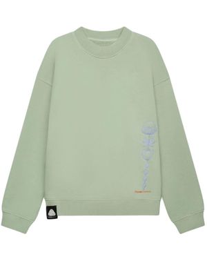 Flower Mountain Bakin-Soft Baumwollpullover Muski - Grün
