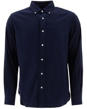 Beams Plus Casual Shirts - Blue