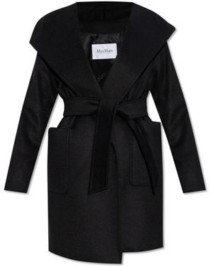 Max Mara Belted Coats - Zwart