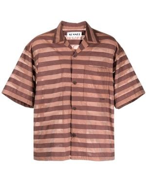 Sunnei Short Sleeve Shirts - Pink