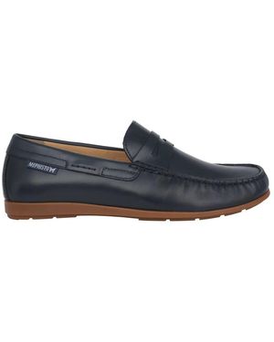 Mephisto Marineblauer Herren Mokassin