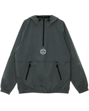 DOLLY NOIRE Windbreaker Anorak Jacket - Grijs