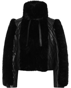 ROTATE BIRGER CHRISTENSEN Faux Fur & Shearling Jackets - Negro