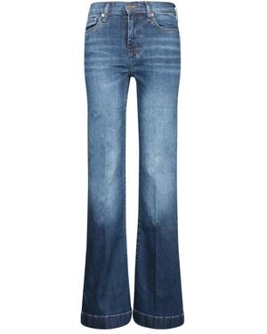 7 For All Mankind Blaue Jeans Für Frauen Stilvoller Komfort