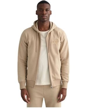 GANT Zip-Throughs - Naturel