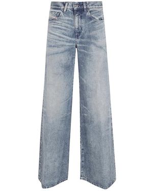 DIESEL Wide Jeans - Azul