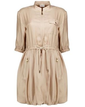 Moncler Shirt Dresses - Neutro