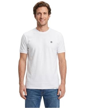 Colmar T-Shirt Met Ronde Hals En Korte Mouwen - Wit