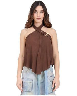Pinko Sleeveless Tops - Red