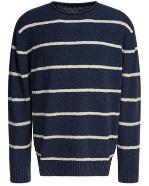 Beams Plus Round-Neck Knitwear - Blue