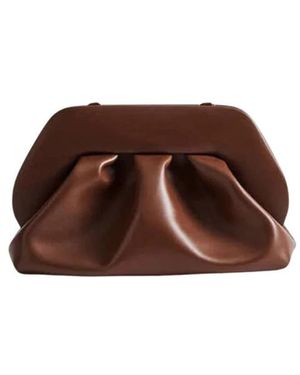 THEMOIRÈ Tassen ,Bruin ,Katoen Bios Medium Clutch