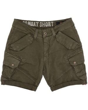Alpha Industries Casual Shorts - Green